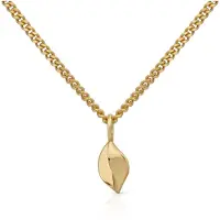 Orolino Halskette Gold 585 mit Blatt-Motiv 42/45cm lang