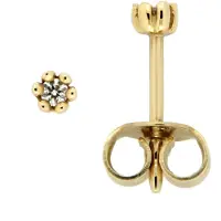 Orolino Ohrringe Gold 585 mit 2 echten Brillanten zus. 0,05ct.