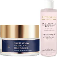 Erth Skin London Micellair water met rozemarijnextract + rimpelvullende vochtinbrengende crème 50 ml