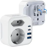 Voomy Travel Y724 - 6-in-1 Type G Engeland