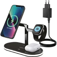 Voomy Wireless C3 - 3-in-1 Draadloze Oplader - Wireless Charger 15W