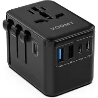 Voomy Travel Y35 - 35W - 200+ Landen Zwart