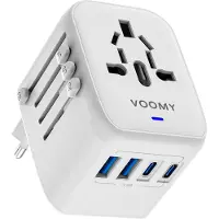 Voomy Travel Y25 - Wereldstekker - 170+ Landen - Wit
