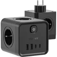 Voomy Split X7 - 8-in-1 Home - Zwart
