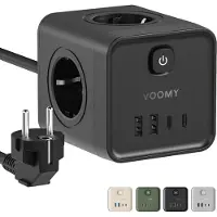 Voomy Power Cube S7 - 2 Meter - Zwart