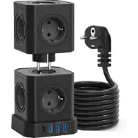Voomy Power S10-C - Cube stapel 20W - Zwart