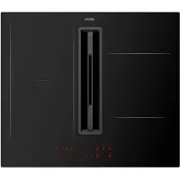 Etna AKI560ZT - Ingebouwde kookplaat - Zwart - 60 cm - Inductie - 4 zone(s) Inbouw afzuigkap - Touch bediening - 10 snelheden - Restwarmte indicatie