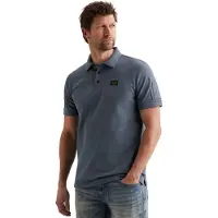 PME Legend Poloshirt blauw piqué wijde fit