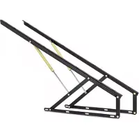 Happyment Bedlift Mechanisme - Pneumatische Opslag - Gasveer - Box Bed Sofa Opslag - Black friday - Sinterklaas - Kerstcadeau - 152CM