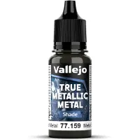 Vallejo Hobbyverf Acrylverf - 77159 True Metallic Metal - Shade - Verouderd Metaal - Acryl - 18ml Verf flesje