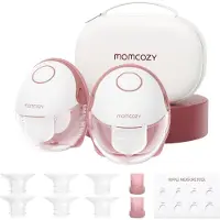 MOMCOZY M6 borstkolf - dubbelpak-bordeauxrood, cadeaus voor mama