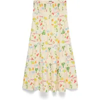 Vero Moda Rok 'VMElena' crème / geel / groen / rood