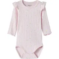 Name it Rompertje/body 'NBFJELLY' geel / groen / rosa / wit