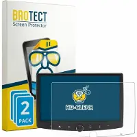 BROTECT - Screenprotector voor Eonon UX6SK2-PLUS - Folie Beschermfolie transparant 2 Stuks