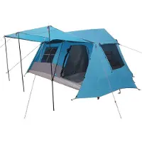 vidaXL Tunneltent Blauw 400 x 278 x 182 cm