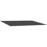 vidaXL Vervangingsdoek voor zonnescherm Antracietkleurig 400 x 200 cm