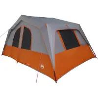 vidaXL Familietent Grijs en Oranje 533 x 312 x 230 cm