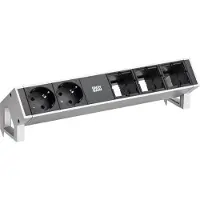 Bachmann DESK2 2x Schutzkontakt 3x ABD GST18 Inox