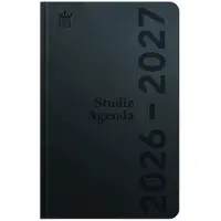 Ryam Schoolagenda DeLuxe - Studie Agenda 2026-2027 - ZWART (12cm x 19cm)