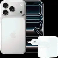 Apple Iphone 17 Pro - 5g 256 Gb Silver + 30 W Usb-c Adapter Smarthone Bundel