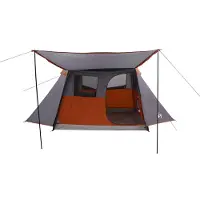 vidaXL Tunneltent Grijs en Oranje 475 x 220 x 192 cm