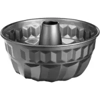 Gastromax tulbandvorm, koolstofstaal, 1,8 liter, grijs