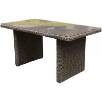 AVH-Collectie Ibiza lounge-diningtafel 120x80xH70 cm soft bruin