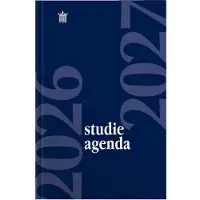 Ryam | Studie agenda Hardcover | 2026/2027 | Genaaid gebonden | 15 x 20 cm | Blauw |