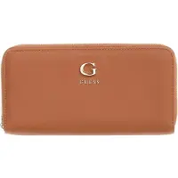 GUESS portemonnee Coleen SLG Zip Around Wallet Caramel bruine