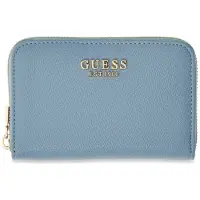 GUESS portemonnee Amorette SLG Zip Around Wallet Light Blue Lichtblauw