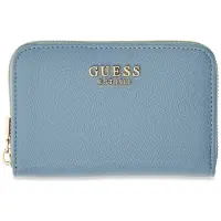 GUESS portemonnee Amorette SLG Zip Around Wallet Light Blue Lichtblauw
