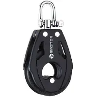 Tersma Single Swivel Pulley 57 Mm Zilver