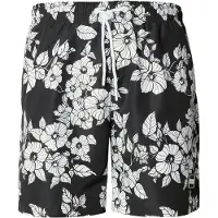 Urban Classics Zwemshorts zwart / wit