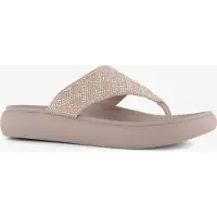SKECHERS Teenslipper 'ASANA LUXE' taupe
