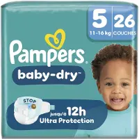 Pampers Baby-Dry Luiers Maat 5 Junior (11-16 kg) - 26 Stuks