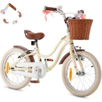 Royalbaby + Kids fiets + Aluminium EZ Stargirl + Chocolade 14 inch, Nettogewicht 9,2 kg