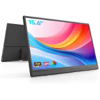 HDeye 15.6" Draagbare Monitor – 1080P IPS, Dual USB-C, Mini HDMI, 250cd/m², 60Hz, VESA – Voor Laptop, Telefoon, Gaming