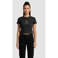 Levi's Essential Sporty Tee Pirate Black Maat: L | Tops Outlet | Dames | Zwart