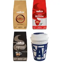 Lavazza Proefpakket - - 3 KG Koffiebonen + Travelmug | Koffiepakket met koffiebonen