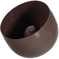 Woood Mero tafellamp 34xø35 cm metaal hoogglans bruin