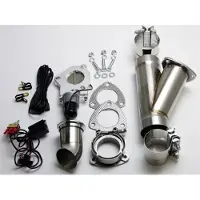 Granatelli Motor Sports Granatelli 3.0in Stainless Steel Electronic Exhaust Cutout w/Slip Fit/Band Clamp