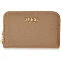 GUESS portemonnee Amorette SLG Zip Around Wallet Beige Lichtbruin