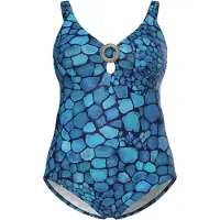 Ulla Popken Badpak donkerblauw
