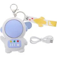 VHV - Sleutelhanger ventilator - mini ventilator aan sleutelbos - USB oplaadbaar - verstelbaar - voor tas, reis, festival, wandelen