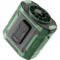 VHV - Riemventilator - handsfree draagbare ventilator - USB oplaadbaar - 100 snelheidsstanden - 3600 mAh - met LED - voor werkplaats, wandelen, tuin, buiten