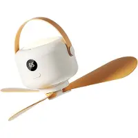 VHV - Campingventilator - USB ventilator met ophangfunctie - USB aansluiting - met LED - stil - voor camping, tent, caravan, buiten