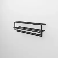 TLF Interieurs Handoekenrek Dakota | Large | Zwart | L95xB25x H30 cm | Gepoedercoat staal