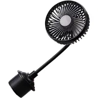 VHV - Autoventilator - USB ventilator voor auto - USB oplaadbaar - voor auto, achterbank, dashboard, camper