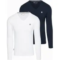 OMBRE Shirt blauw / wit