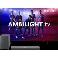 Philips 65pus8000 4k Uhd Led Ambilight Tv 65" (2025) + Tab6100 Soundbar Met Wireless Subwoofer Tv-bundel